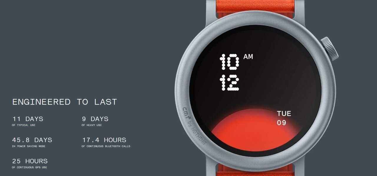 Smartwatch CMF Pro 2 Orange for Fitness & Style
